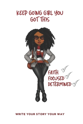 Faith Focused Determined Journal: Faith focused determined: Lined Journal for women and girls (Notebook, Diary) with 110 pages plus Inspirational Quot By I. Journal Ls Cover Image