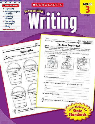 Scholastic Success With Writing: Grade 3 Workbook Cover Image