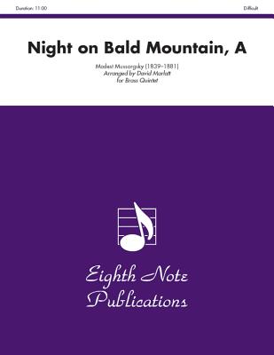 A Night on Bald Mountain: Score & Parts (Eighth Note Publications) By Modest Mussorgsky (Composer), David Marlatt (Composer) Cover Image