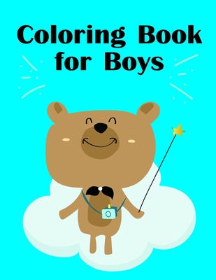 Coloring Book for Boys: Coloring pages, Chrismas Coloring Book for adults relaxation to Relief Stress By Lucky Me Press Cover Image