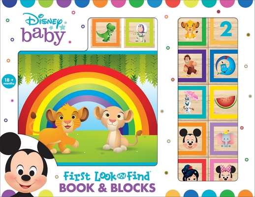 Disney Baby: First Look and Find Book & Blocks Cover Image