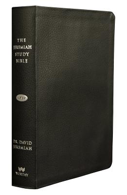 The Jeremiah Study Bible, NKJV: Black Genuine Leather w/thumb index: What It Says. What It Means. What It Means For You. By Dr. David Jeremiah Cover Image