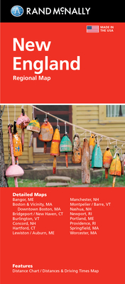 Rand McNally Folded Map: New England Cover Image