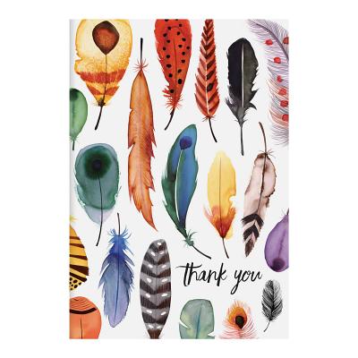 Feathers Parcel Thank You Notecards