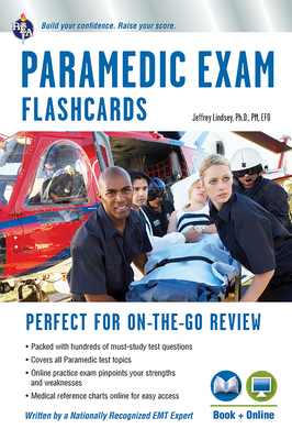 Paramedic Flashcard Book + Online (EMT Test Preparation) By Jeffrey Lindsey Cover Image