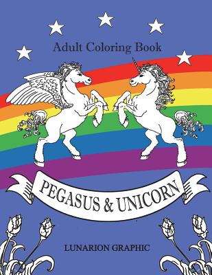 Unicorn relaxing coloring book for adults: Unicorn relaxing