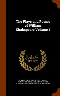 Cover for The Plays and Poems of William Shakspeare Volume 1