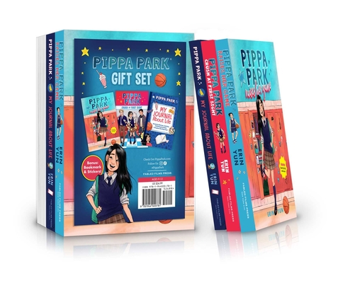 Pippa Park Series Gift Set: Pippa Park Raises Her Game + Pippa Park Crush at First Sight (Chapter Books) + Write-In Journal - Limited Edition