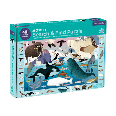 Arctic Life Search & Find Puzzle By Jean Claude (Illustrator) Cover Image