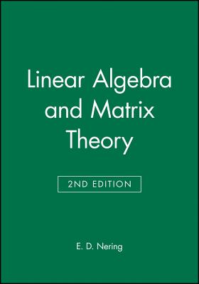 Linear Algebra and Matrix Theory Cover Image