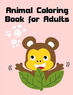 Animal Coloring Book for Adults (Paperback)