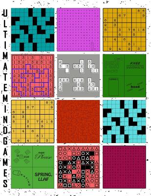 Ultimate Mind Games: Variety Brain Games for Every Day, Adult Activity Book, Word Plexer Puzzle, Sudoku, Cross-Number Puzzle, Mazes, Math P