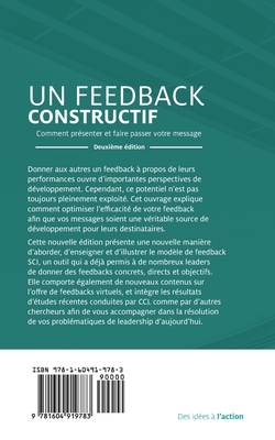 Feedback That Works: How to Build and Deliver Your Message, Second Edition (French) Cover Image
