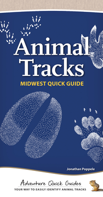 Animal Tracks of the Midwest: Your Way to Easily Identify Animal Tracks (Adventure Quick Guides) By Jonathan Poppele Cover Image