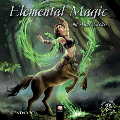 Anne Stokes: Elemental Magic Mini Wall calendar 2024 (Art Calendar) By Flame Tree Studio (Created by) Cover Image