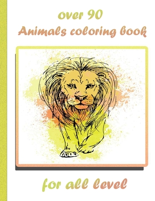 over 90 amazing animals: adults Coloring Book (Paperback)