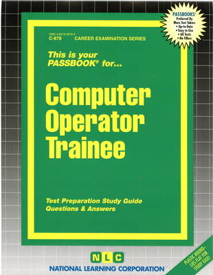Computer Operator Trainee: Passbooks Study Guide Cover Image