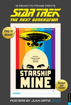 Star Trek 2020 Poster Calendar: The Next Generation Posters by Juan Ortiz Cover Image