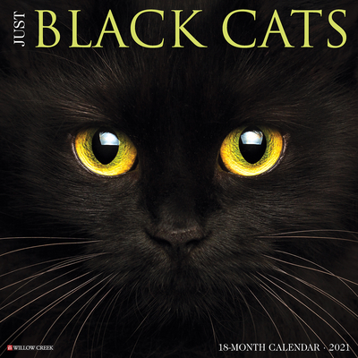 Just Black Cats 2021 Wall Calendar Cover Image