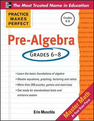 Practice Makes Perfect Pre-Algebra Cover Image