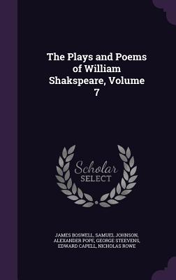 Cover for The Plays and Poems of William Shakspeare, Volume 7