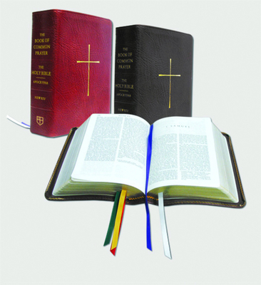 The Book of Common Prayer and Bible Combination (NRSV with Apocrypha): Black Bonded Leather Cover Image