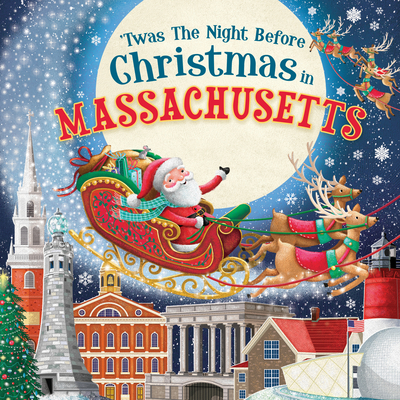 'Twas the Night Before Christmas in Massachusetts By Jo Parry (Illustrator) Cover Image