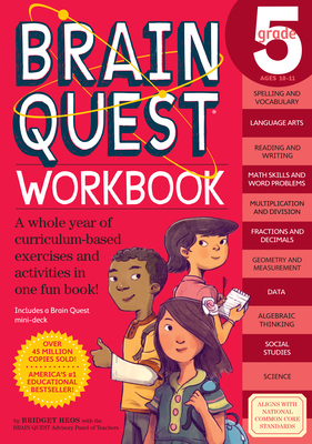 Brain Quest Workbook: 5th Grade (Brain Quest Workbooks) By Bridget Heos, Matt Rockefeller (Illustrator) Cover Image
