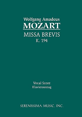 Missa Brevis, K.194: Vocal score Cover Image
