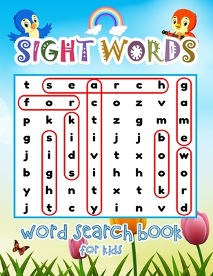 Sight Words Word Search Book for Kids: Happy Birds Sight Words Learning ...