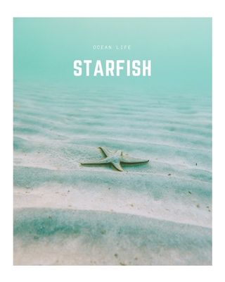 Starfish: A Decorative Book │ Perfect for Stacking on Coffee Tables & Bookshelves │ Customized Interior Design & Hom (Ocean Life Book #8)