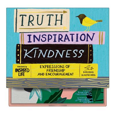 Anne Bentley Inspired Life: Truth, Inspiration, Kindness Greeting Assortment Notecards By Galison, Anne Bentley (Illustrator) Cover Image