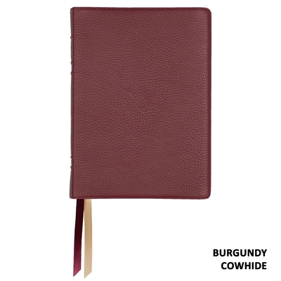 Lsb Giant Print Reference Edition, Paste-Down Burgundy Cowhide Indexed Cover Image
