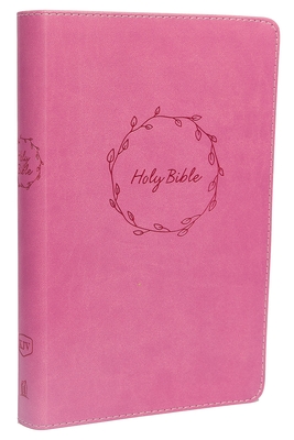KJV, Deluxe Gift Bible, Imitation Leather, Pink, Red Letter Edition Cover Image