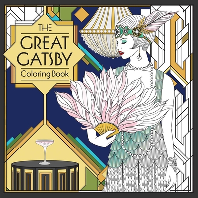 The Great Gatsby Coloring Book Cover Image