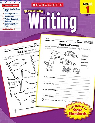 Scholastic Success With Writing: Grade 1 Workbook Cover Image