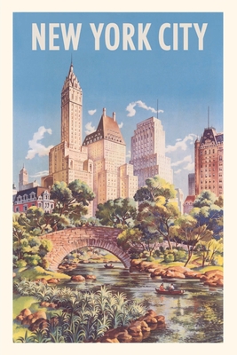 New York City Vintage Travel Poster 