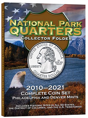 National Park Quarters Collector Folder: 2010-2021 Complete Coin Set, Philadelphia and Denver Mints Cover Image