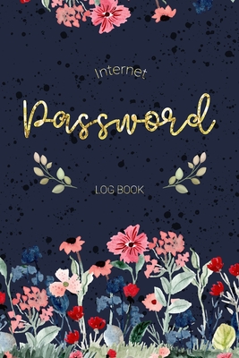 Internet Password Logbook: Alphabetical Internet Address & Password Record Book Cover Image