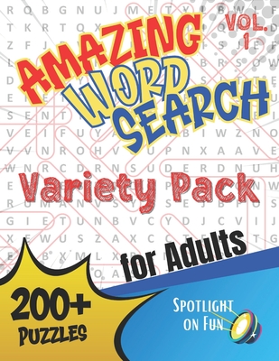 Amazing Word Search for Adults Variety Pack Vol. 1: Word Puzzle Book for Adults, Seniors