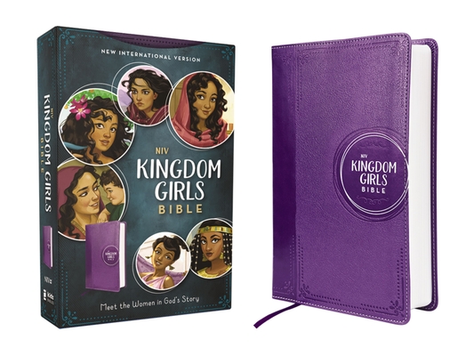 Niv, Kingdom Girls Bible, Full Color, Leathersoft, Purple, Comfort Print: Meet the Women in God's Story By Jean E. Syswerda Cover Image