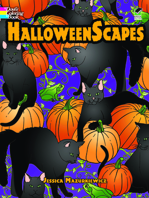 Halloweenscapes Coloring Book (Dover Holiday Coloring Book) Cover Image