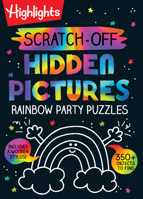 Scratch-Off Hidden Pictures Rainbow Party Puzzles (Highlights Scratch-Off Activity Books) By Highlights (Created by) Cover Image