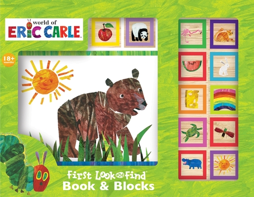 World of Eric Carle: First Look and Find Book & Blocks [With Wooden Blocks] Cover Image