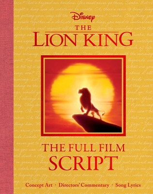 Disney: The Lion King (Disney Scripted Classics) Cover Image