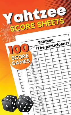 yahtzee score sheets triple yahtzee score pads large yahtzee score pads with 100 sheets for scorekeeping yahtzee score cards 5x8 paperback skylight books