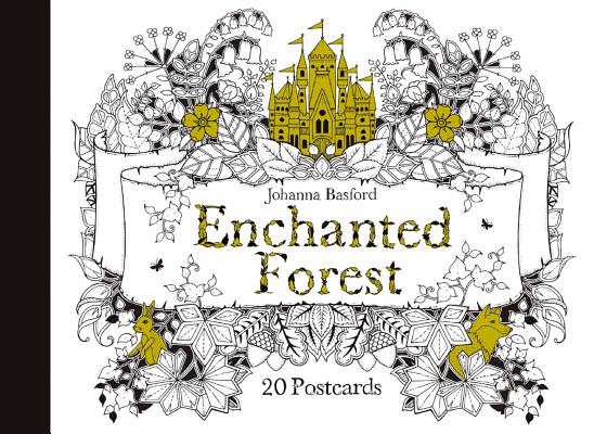Enchanted Forest Postcards: 20 Postcards By Johanna Basford Cover Image