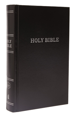 KJV, Pew Bible, Large Print, Hardcover, Black, Red Letter Edition Cover Image