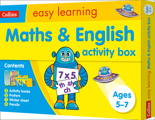 Maths and English Activity Box Ages 5-7 (Collins Easy Learning KS1) Cover Image