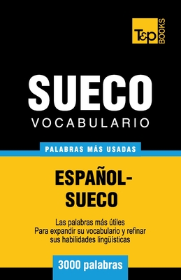 Vocabulario español-sueco - 3000 palabras más usadas Cover Image